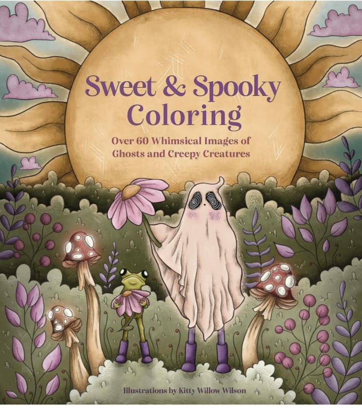  SWEET & SPOOKY COLORING : OVER 60 WHIMSICAL IMAGES OF GHOSTS AND CREEPY CREATURES